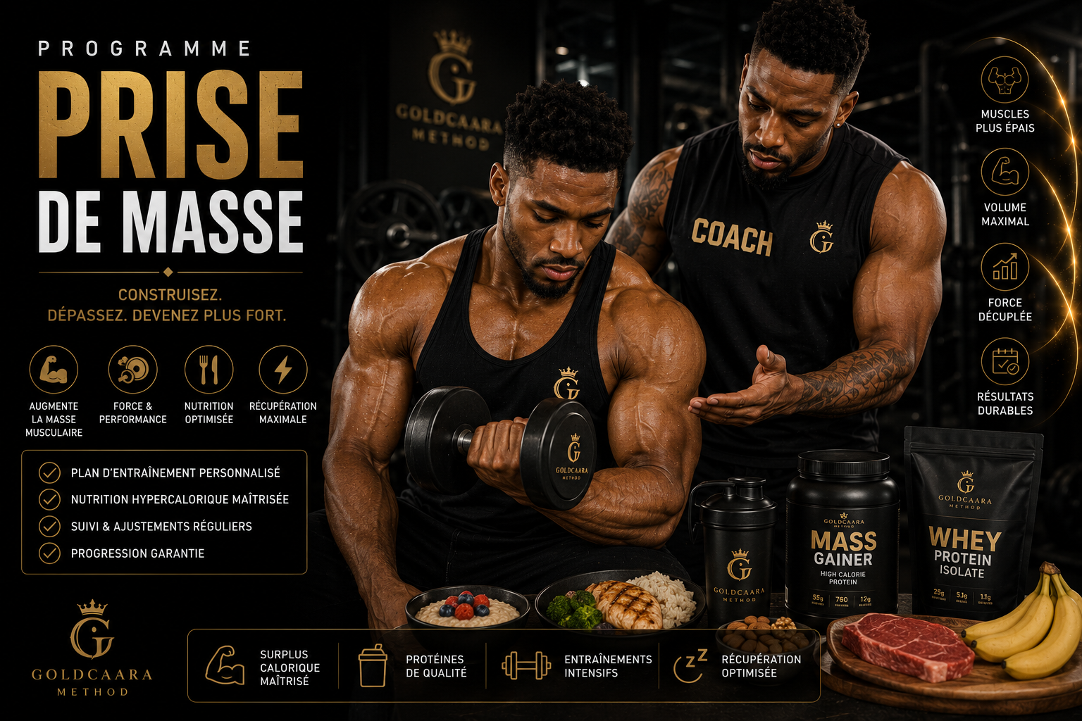 Programme Prise de Masse Naturelle – Développer la Masse Musculaire | Coach Valbell